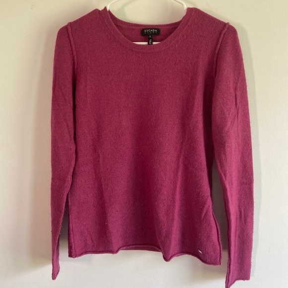 Escada Sweater Sz S Medium Purple - Picture 1 of 8